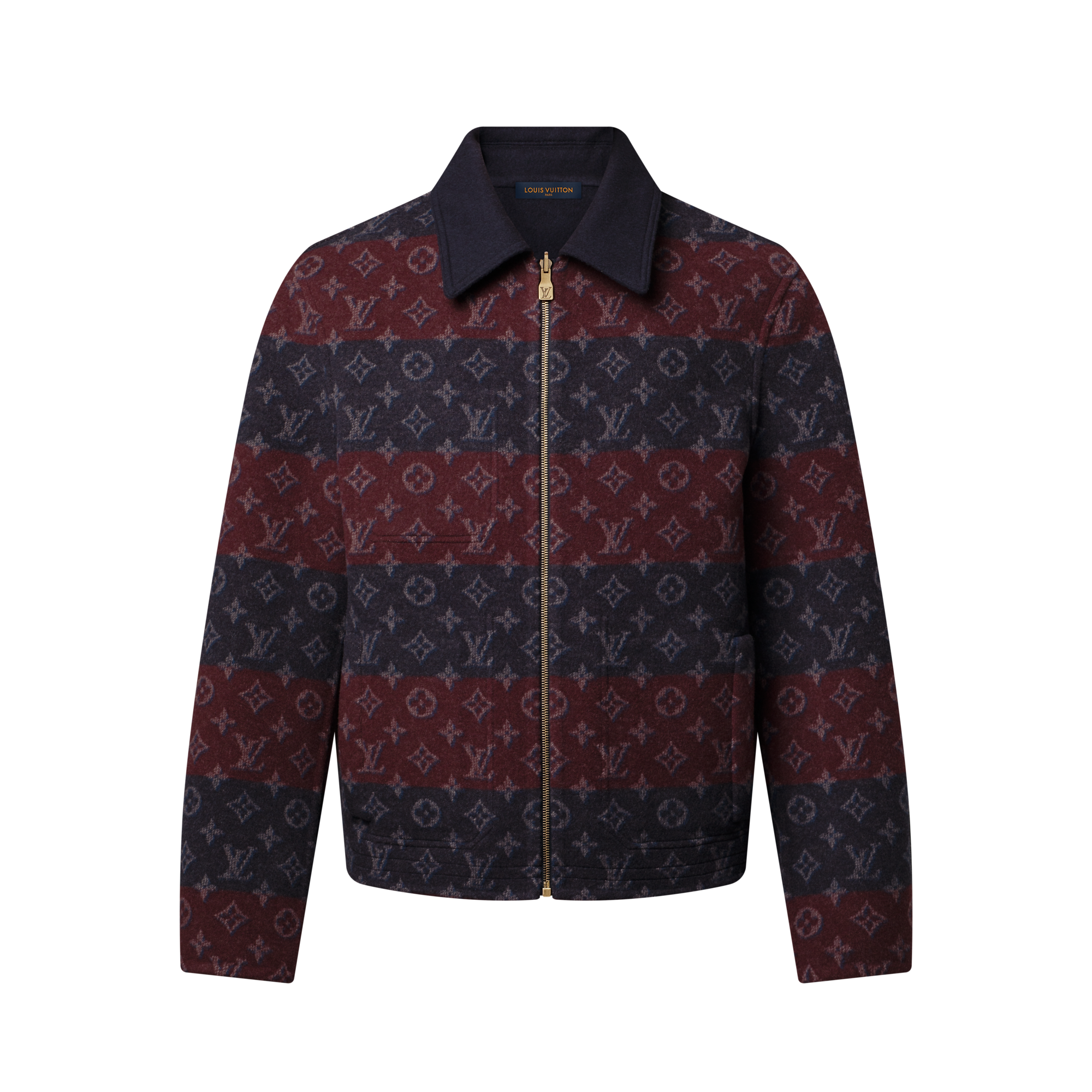 Shop LOUIS VUITTON Double Face Reversible Workwear Blouson at